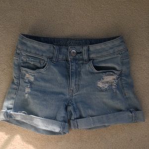 jean shorts from american eagle